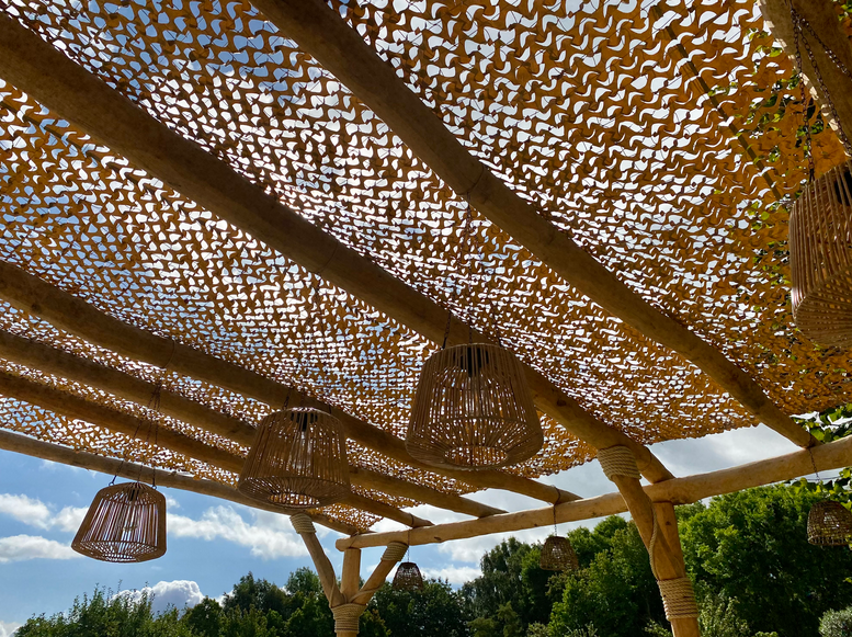 Filet de Camouflage Solidifié Sable