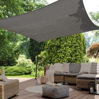 Voile d'ombrage Rectangulaire Grise 300g/m2