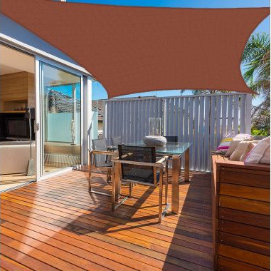 Voile d'ombrage Carré Terracotta 300g/m2